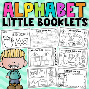 Little Alphabet Books - Half Page - Alphabet Activities