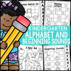 Kindergarten Alphabet Worksheets