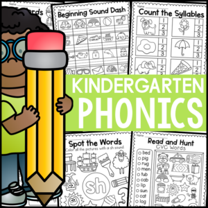 Kindergarten Phonics Worksheets