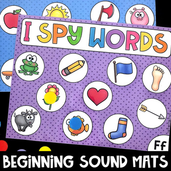 Beginning Sound Mats - Literacy Center