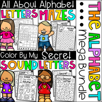 Alphabet Worksheet Bundle - Letter Work and Beginning Sounds