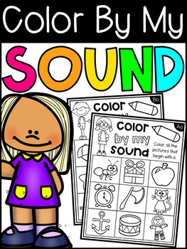 Beginning Sounds Worksheets - Color By My Sound