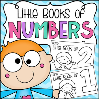 Little Books of Numbers (1-10) - Half Page Booklets Pre-K Kindergarten
