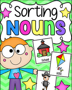 Sorting Nouns Activity- Person, Place or Thing