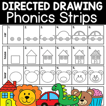 Phonics Directed Drawing Strips