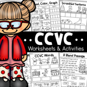 CCVC Worksheets - Blends Worksheets