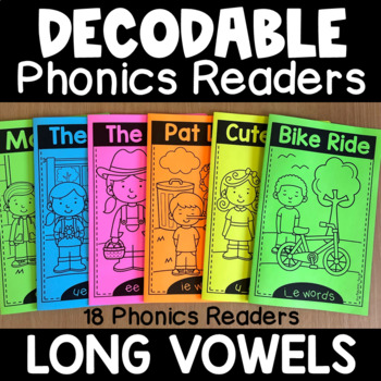 Decodable Readers - Long Vowels (Silent e and Vowel Teams)