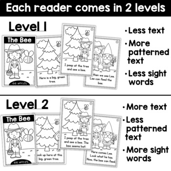 Decodable Readers - Long Vowels (Silent e and Vowel Teams) - My ...