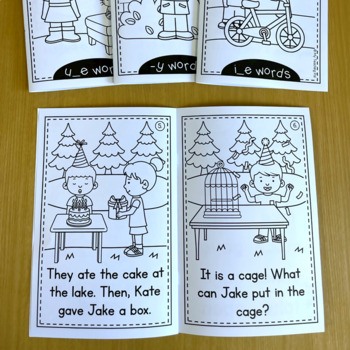 Decodable Readers - Long Vowels (Silent e and Vowel Teams) - My ...