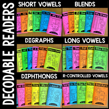 Decodable Readers - Phonics Books - HUGE BUNDLE (Science of Reading)