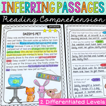 Making Inferences - Reading Comprehension Passages