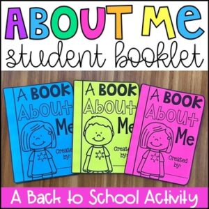 Back to School About Me Book - A Book About Me!