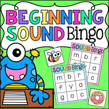 Beginning Sound Bingo - Literacy Center Activity