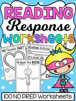 Reading Response Worksheets - Graphic Organizers and Printables