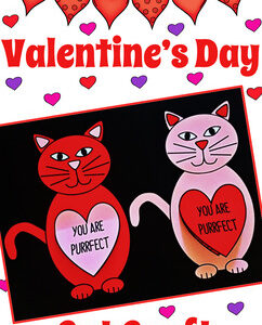 Valentine's Day Craft - Cat