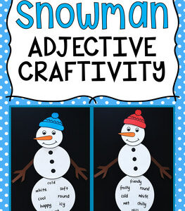 Snowman Adjective Craftivity