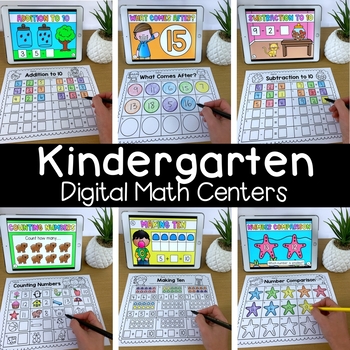 Kindergarten Digital Math Centers