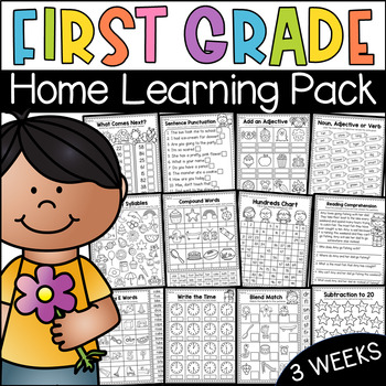 First Grade Home Learning Pack