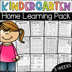 Kindergarten Home Learning Pack - Distance Learning