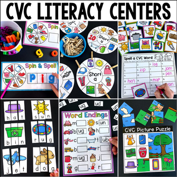 CVC Centers - Short Vowels (Volume Two)