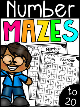 Numbers to 20 Worksheets - Number Recognition