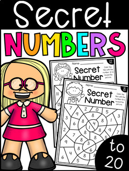 Numbers to 20 Worksheets - Secret Numbers