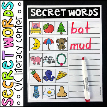 Secret Words - CVC Literacy Center