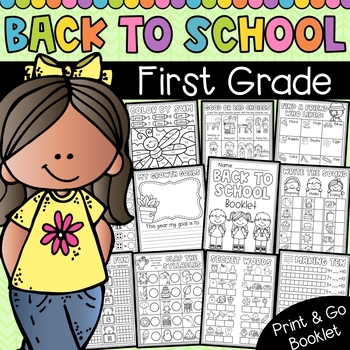 First Grade Back to School Booklet