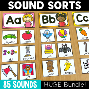 Sound Sorts - Phonics Centers - (Science of Reading Aligned)