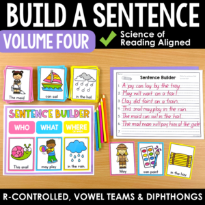 SILLY SENTENCES - DIPHTHONGS VOWEL TEAMS R-CONTROLLED