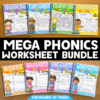 MEGA Phonics Worksheet Bundle (SCIENCE OF READING) - HUGE BUNDLE