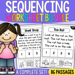 Decodable Sequencing Reading Comprehension Passages - Science of Reading Aligned