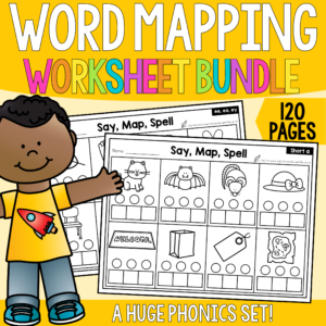Word Mapping Worksheets - Spelling Worksheets - Orthographic Mapping